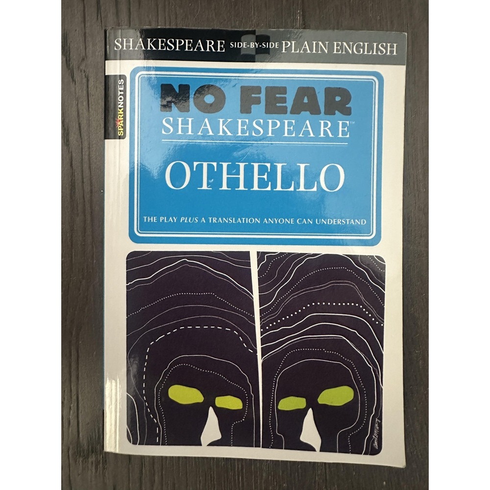 No Fear Shakespeare Othello William‎ Shakespeare SparkNotes Paperback Study Book